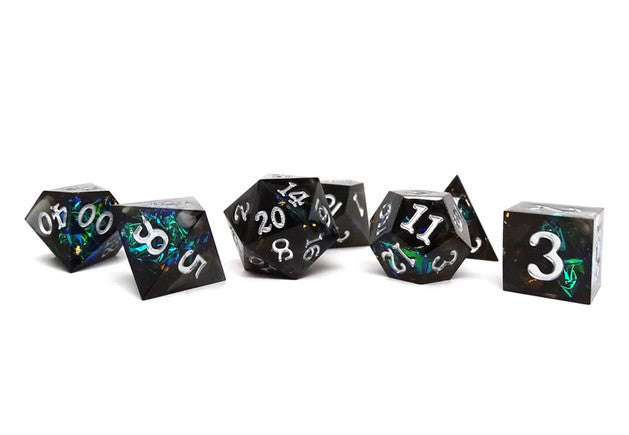 Midnight Luster Sharp Edge Dice Set