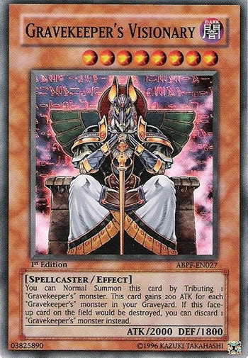 Gravekeeper's Visionary (ABPF-EN027) Super Rare - Near Mint 1st Edition