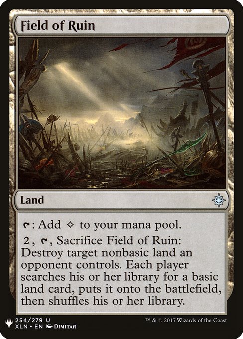 Field of Ruin [Mystery Booster #1667] (XLN-U)