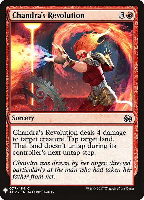 Chandra's Revolution [Mystery Booster #0884] (AER-C)