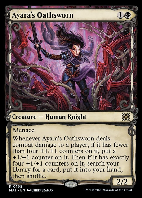 Ayara's Oathsworn [#0195 Halo Foil] (MAT-R)