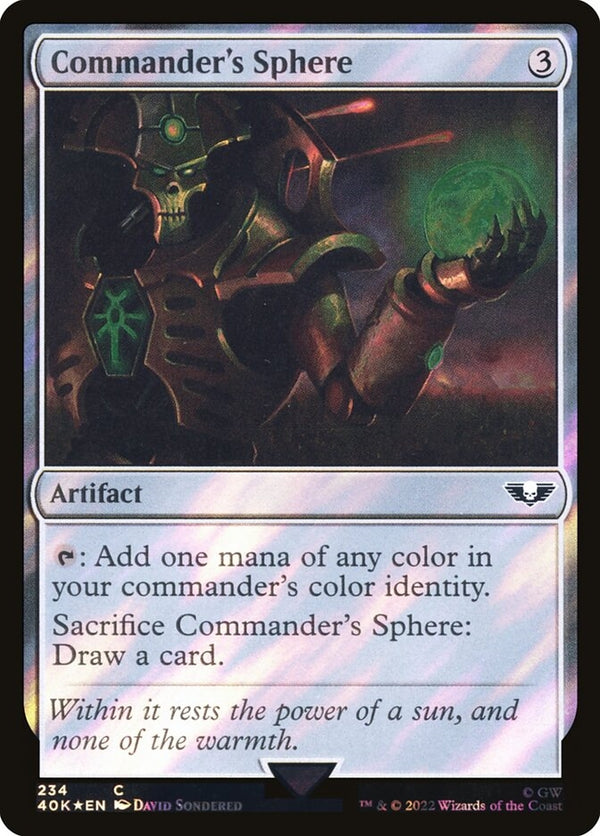 Commander's Sphere [#234 Surge Foil] (40K-C-FOIL)