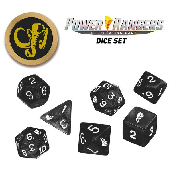 Power Rangers RPG: Dice Set - Black