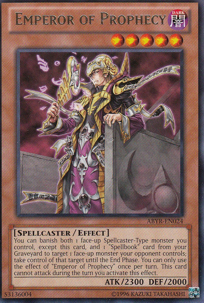 Emperor of Prophecy (ABYR-EN024) Rare - Near Mint Unlimited