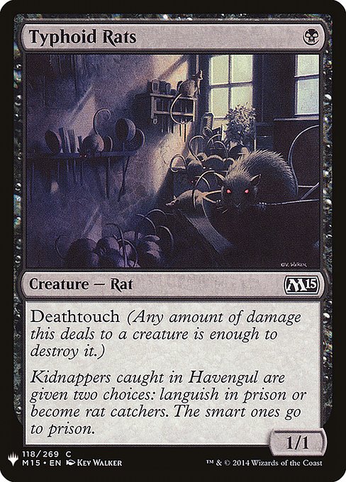 Typhoid Rats [Mystery Booster #0803] (M15-C)