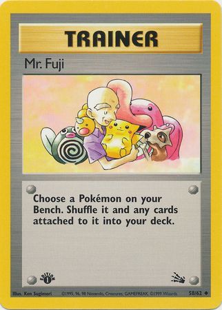 Mr. Fuji - 58/62 (FO) Uncommon - Near Mint 1st Edition