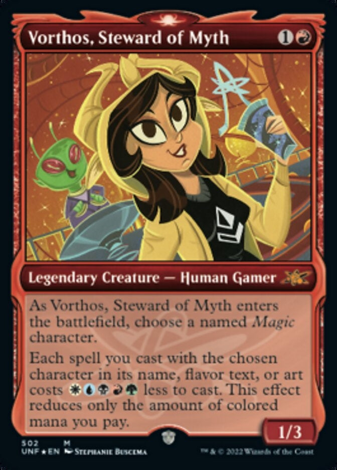Vorthos, Steward of Myth [#502 Galaxy Foil / Showcase] (UNF-M)