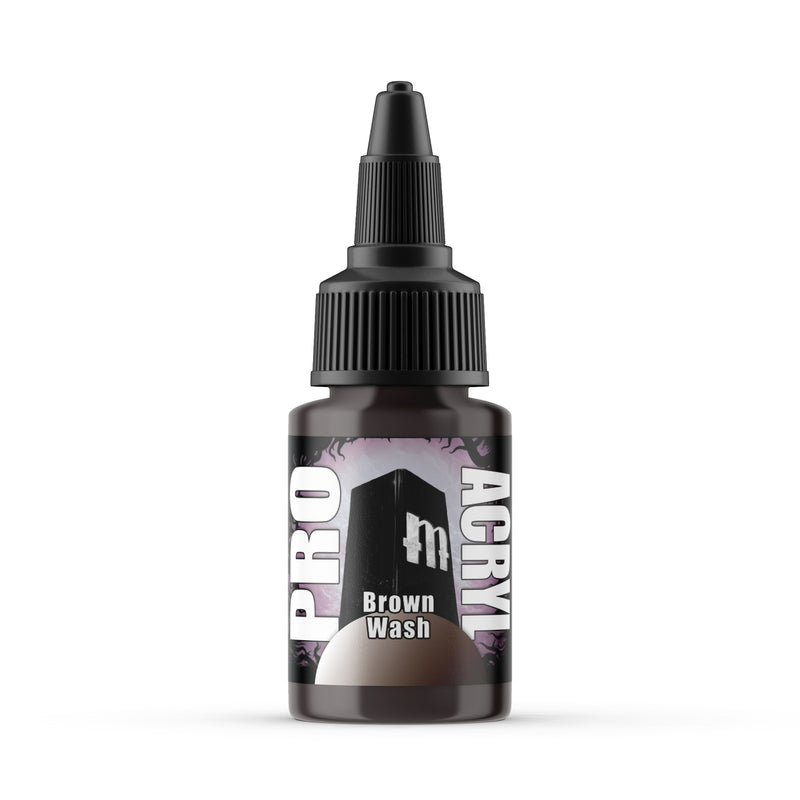 Monument Hobbies: PRO Acryl - 201 Brown Wash (22mL)