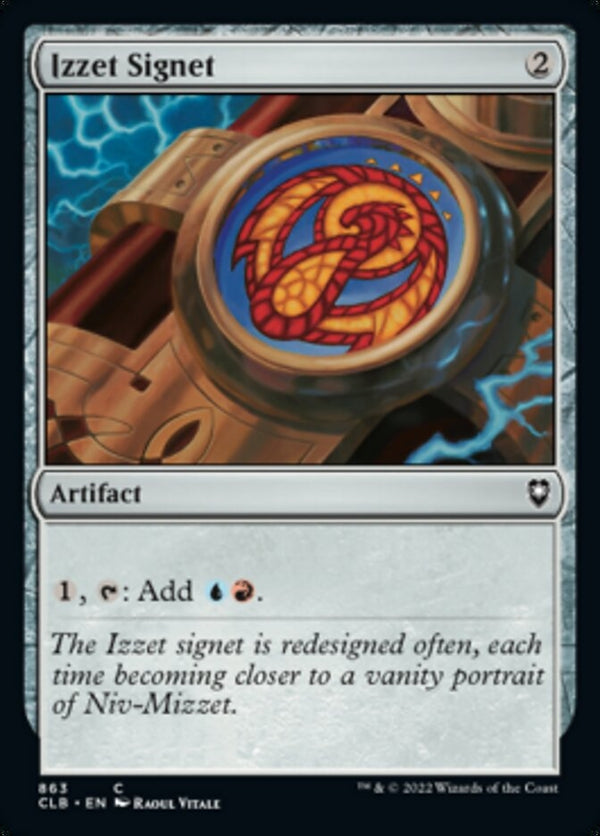 Izzet Signet [#863 Commander Decks] (CLB-C)