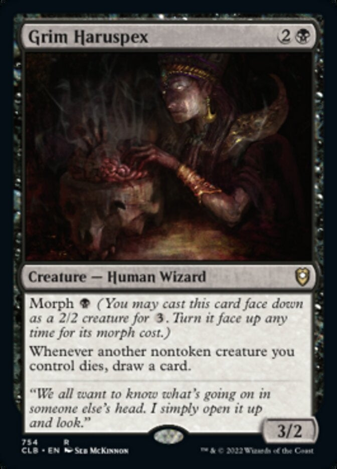 Grim Haruspex [#754 Commander Decks] (CLB-R)