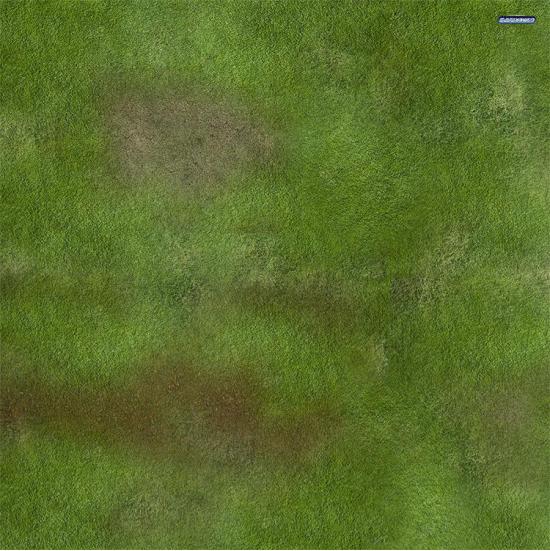 Wargame Mat - Grassy Terrain (36" x 36")
