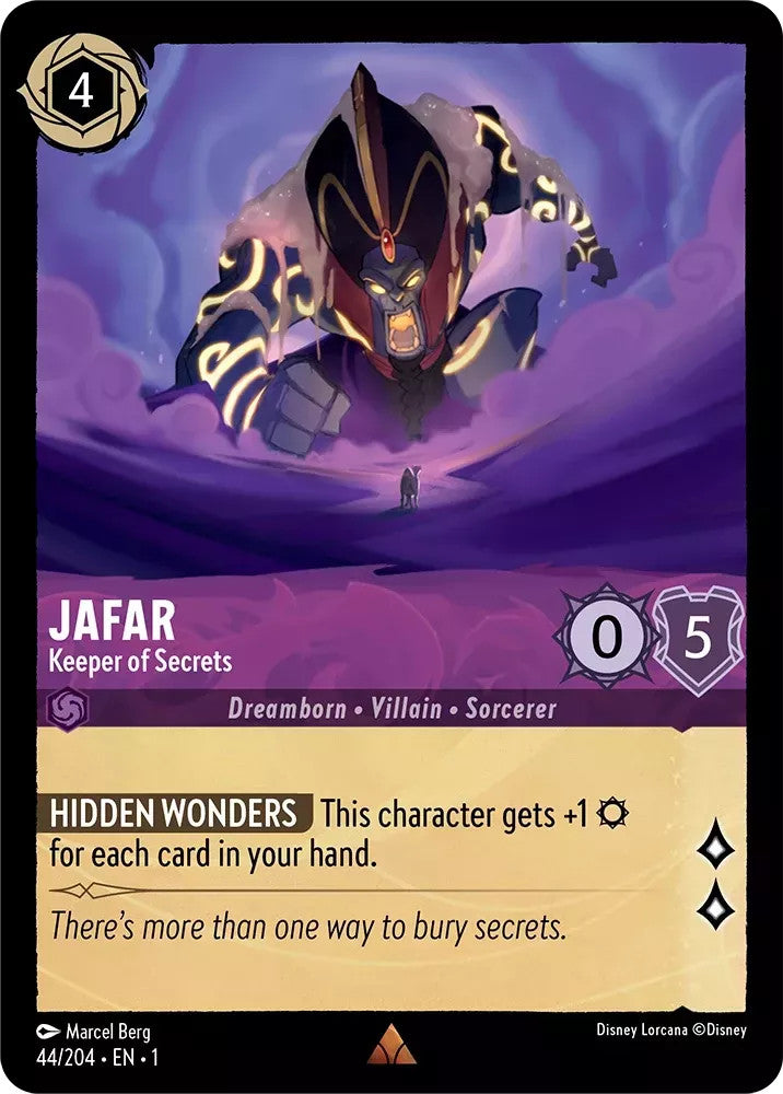 Jafar - Keeper of Secrets (The First Chapter 44/204) Rare - Near Mint