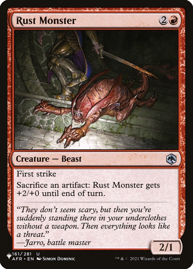 Rust Monster (AFR-U-LIST)