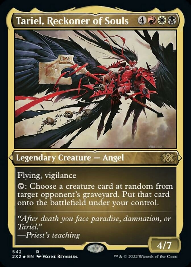 Tariel, Reckoner of Souls [#542 Etched Foil] (2X2-R)