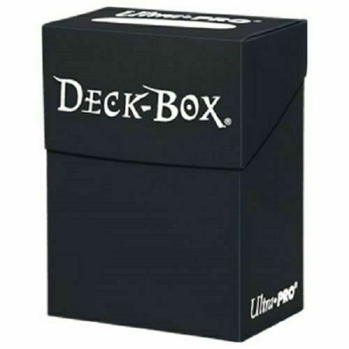 Ultra-PRO: Solid Deck Box -  Black