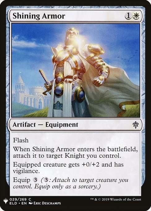 Shining Armor [Mystery Booster #0228] (ELD-C)