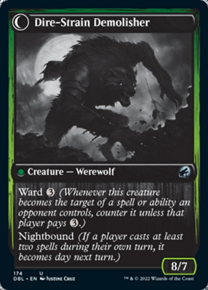 Burly Breaker // Dire-Strain Demolisher [#174] (DBL-U)