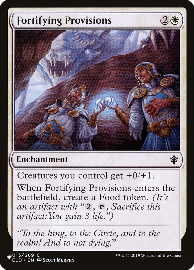 Fortifying Provisions (ELD-C-LIST)