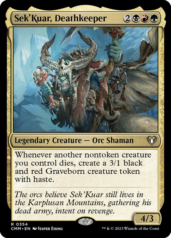 Sek'Kuar, Deathkeeper [#0354] (CMM-R)