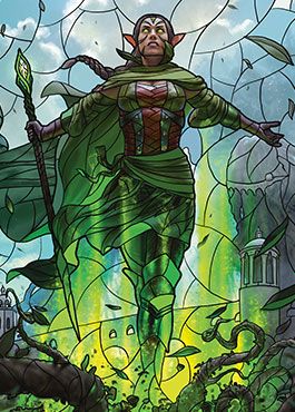 Ultra-PRO: Wall Scroll - MTG: Stained Glass Nissa