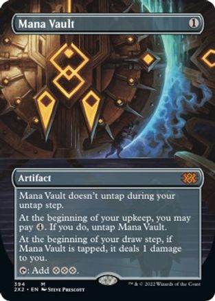 Mana Vault [#394 Alternate-Art Borderless] (2X2-M-FOIL)