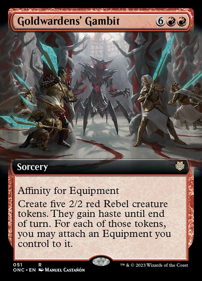 Goldwardens' Gambit [#051 Extended Art] (ONC-R)