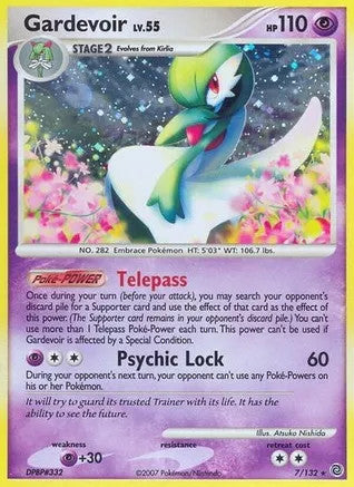 Gardevoir (7/132) Reverse Holo Light Play