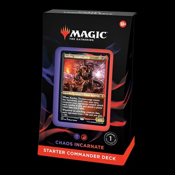 Magic the Gathering Starter Chaos Incarnate Commander Deck Magic the Gathering Starter Chaos Incarnate Commander Deck