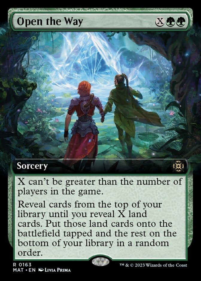 Open the Way [#0163 Extended Art] (MAT-R)