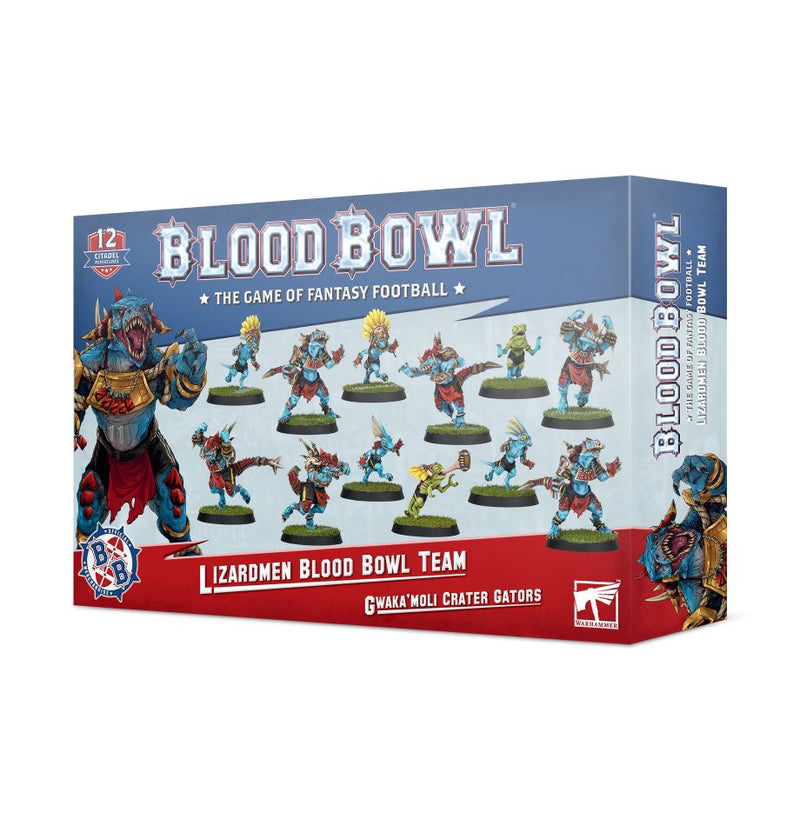 Blood Bowl: Second Season Edition - Team: Lizardmen - Gwaka'Moli Crater Gators