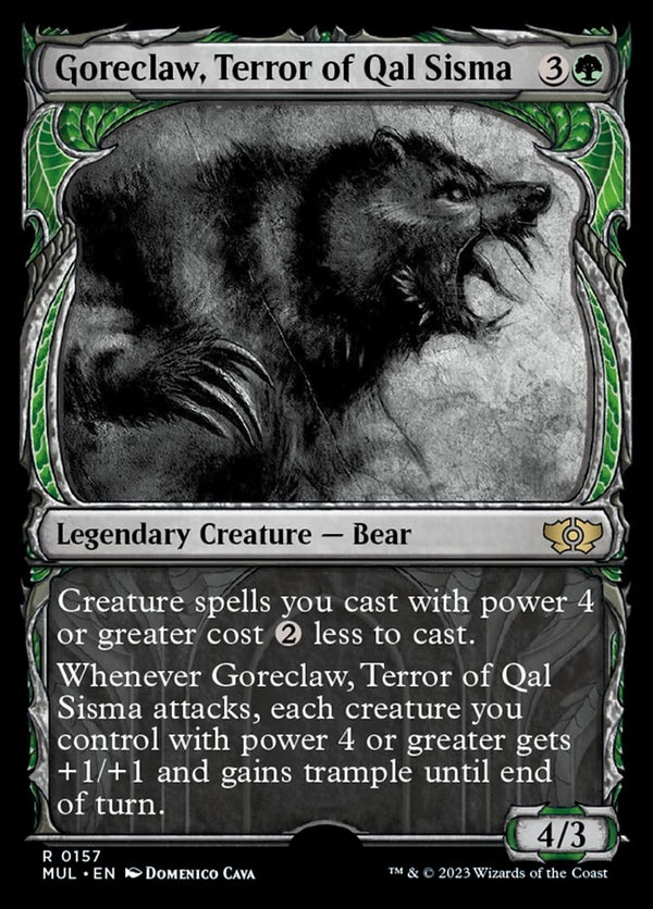 Goreclaw, Terror of Qal Sisma [#0157 Halo Foil] (MUL-R)