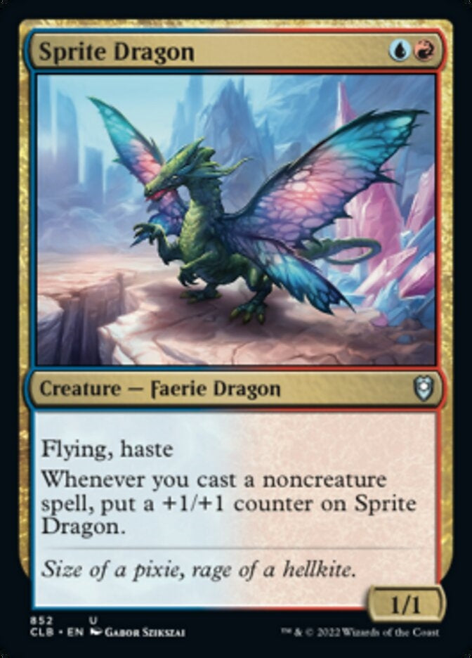 Sprite Dragon [#852 Commander Decks] (CLB-U)