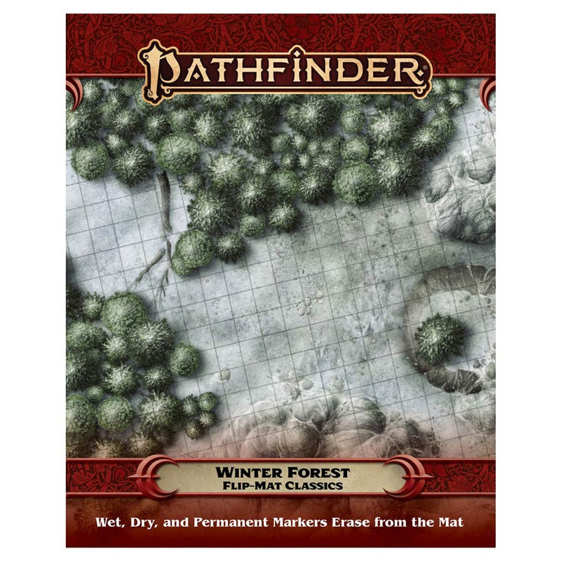 Pathfinder 2nd Edition RPG: Flip-Mat - Classics: Winter Forest
