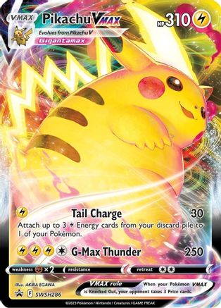 Pikachu VMAX - SWSH286 (SWSH:PR) Promo - Near Mint Holofoil