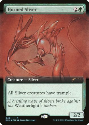 Horned Sliver [#649] (SLD-R-FOIL)