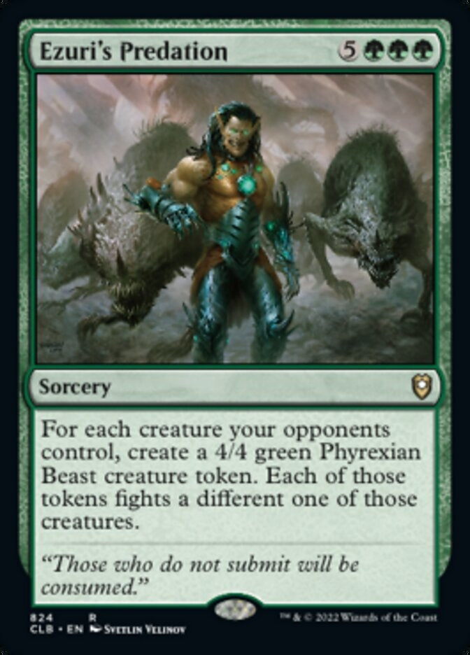 Ezuri's Predation [#824 Commander Decks] (CLB-R)