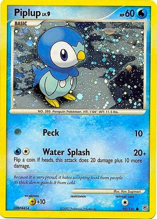 Piplup (MCAP 93/130) Promo - Light Play Holofoil