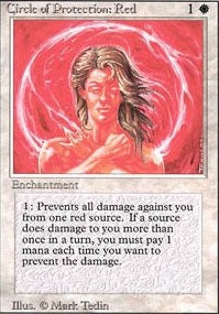 Circle of Protection: Red (3ED-C)
