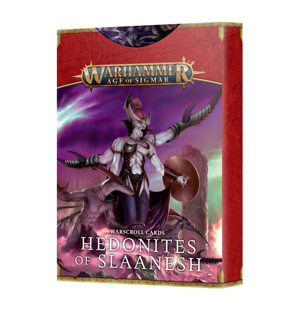 Age of Sigmar: Warscroll Cards - Hedonites of Slaanesh (3rd)