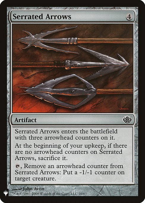 Serrated Arrows [Mystery Booster #1626] (DDD-U)