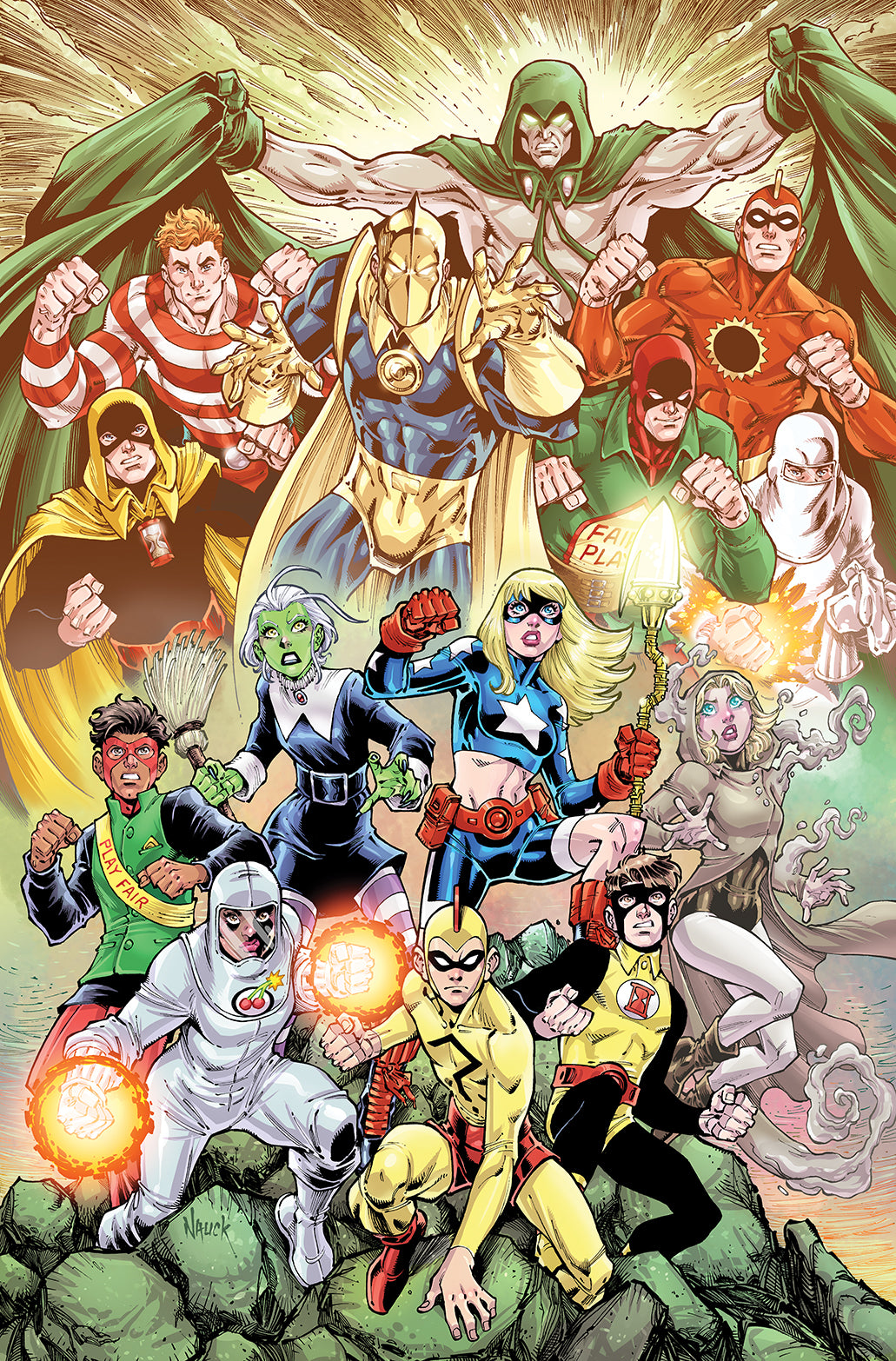 NEW GOLDEN AGE #1 (ONE SHOT) CVR C TODD NAUCK CARD STOCK VAR