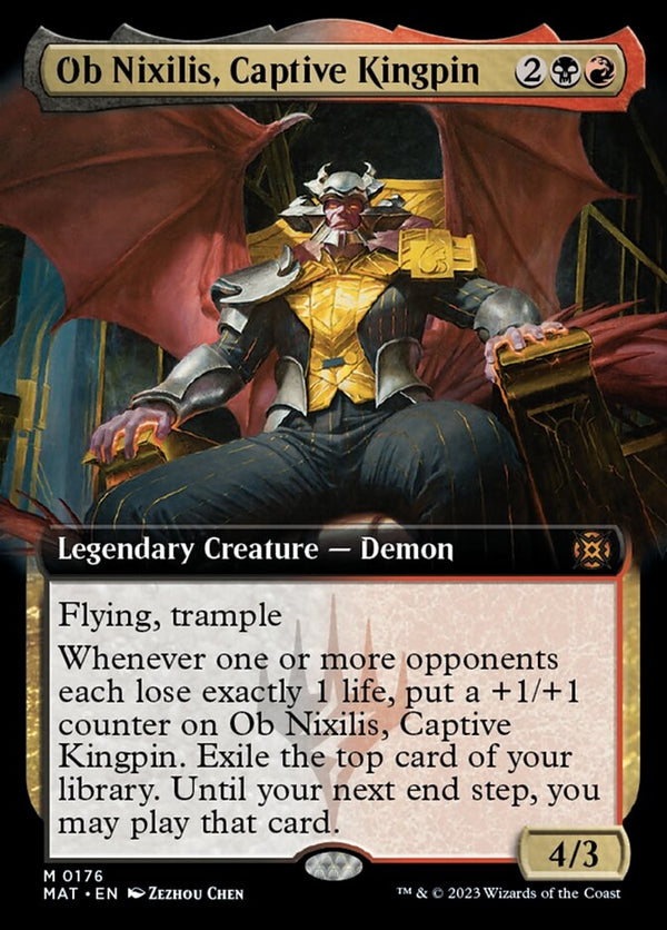 Ob Nixilis, Captive Kingpin [#0176 Extended Art] (MAT-M)