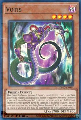 Votis (CYAC-EN094) Super Rare - Near Mint 1st Edition