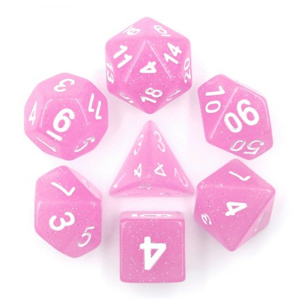 HDTG-10: Translucent Glitter - Light Purple Poly Set (7)