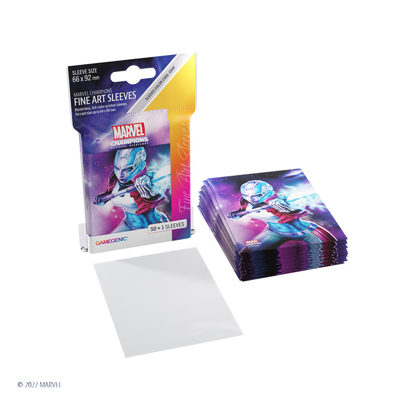 GameGenic: Marvel Champion Fine Art Sleeves - Nebula (Grey 50ct)