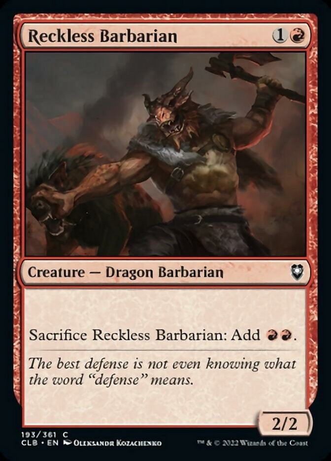 Reckless Barbarian (CLB-C)